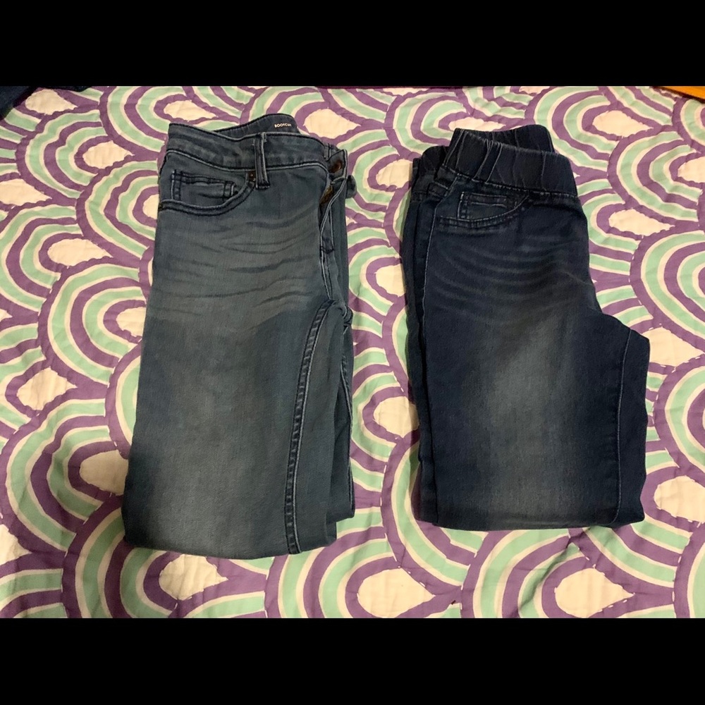 2 pair of girls cat&jack size 10 jeans